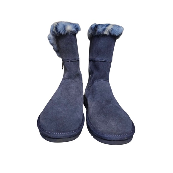 Koolaburra by UGG Women's Aribel‎ Short Boot Blue Size 7 - Picture 2 of 8